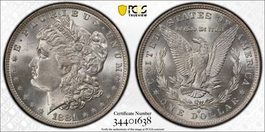 1881-O $1 MS64