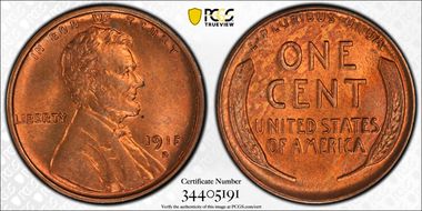 1915-D 1C MS65RD