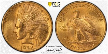 1932 $10 MS63