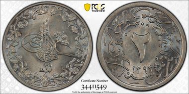 AH1293//29 (1903) 2/10 Q KM-290 MS65