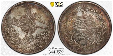 AH1293//10W (1884) 2 Qsh KM-293 MS66