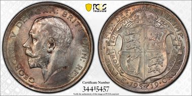 1919 1/2 Cr S-4011 MS63