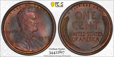 1909 1C Lincoln MS66BN