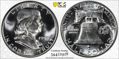 1950 50C FS-901, Re-Engraved Wing PR66