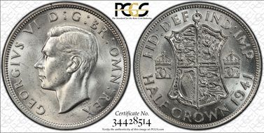 1941 1/2 Cr S-4080 MS63