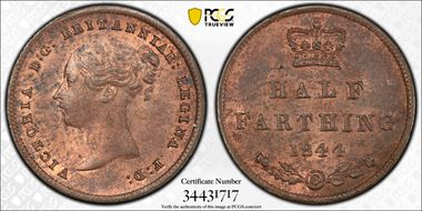 1844 1/2 Far S-3951 MS63RB