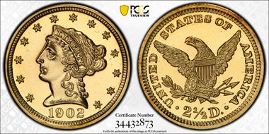 1902 $2.50 PR66CAM