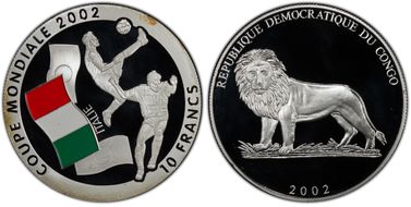 2002 10 Fr WC - Italy Flag PR69DCAM