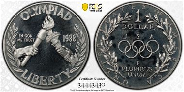 1988-S $1 Olympic PR68DCAM
