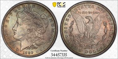1889 $1 MS64