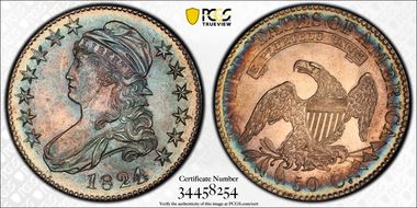 1824/2/0 50C O-103 MS63