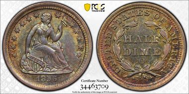 1856-O H10C AU58