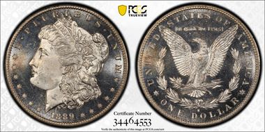 1889-S $1 MS65+ DMPL