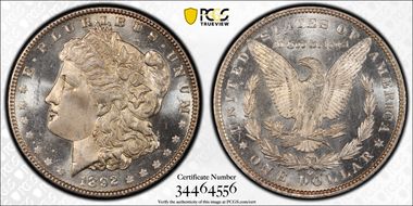 1892-O $1 MS63DMPL