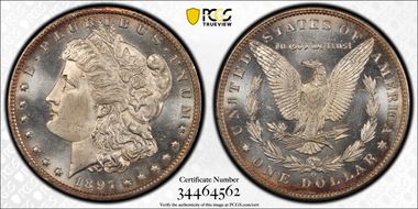 1897-O $1 MS64DMPL