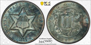 1864 3CS MS67