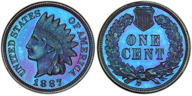 1887 1C PR67BN