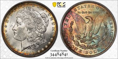 1887 $1 MS63
