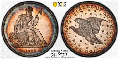 1836 $1 J-60 Original, Alignment IV PR64+