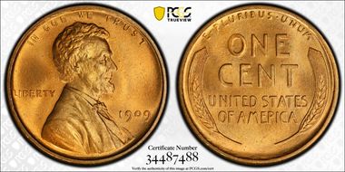1909 1C Lincoln MS66RD