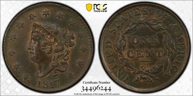 1817 1C N-2 AU58BN