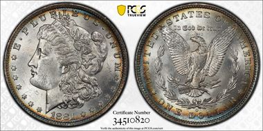 1881-O $1 MS64