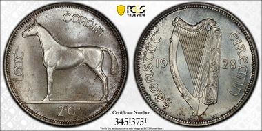 1928 1/2 Cr PR66+ 