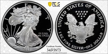 2003-W $1 Silver Eagle PR70DCAM