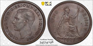 1946 1D S-4114 MS64BN