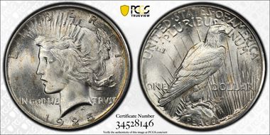 1925 $1 MS66