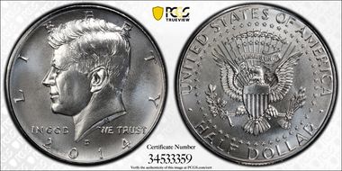 2014-D 50C 50th Anniversary Unc Set SP69