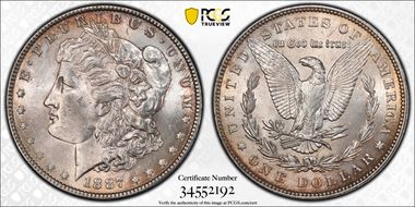 1887 $1 MS63