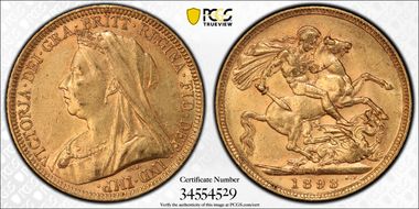 1893-M Sov S-3875 Old Head AU58