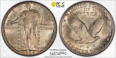 1924-D 25C MS64