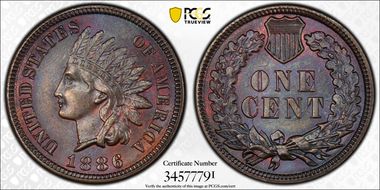 1886 1C Type 1 MS66BN