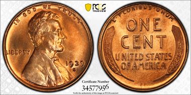 1939-S 1C MS67RD