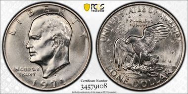 1971-D $1 MS65