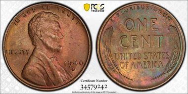 1940-D 1C MS65BN