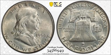 1954-D 50C MS63