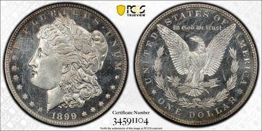 1899 $1 MS65DMPL