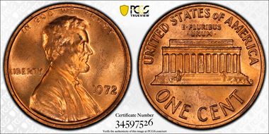 1972 1C DDO FS-107 MS64RD