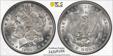 1890 $1 MS64