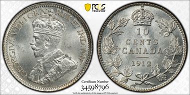 1912 10C MS65