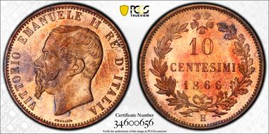 1866-H 10C MS64RB