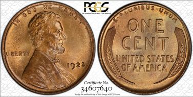 1923 1C MS65RB