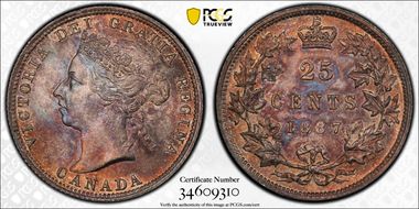 1887 25C MS65