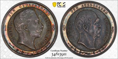 1894 Medal Bennert-115 Ag SP63