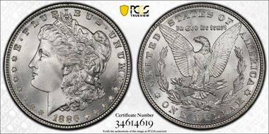 1886 $1 MS65