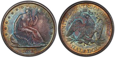 1877-S 50C MS66