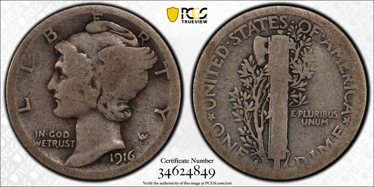 Cert 34624849 - Coin Image